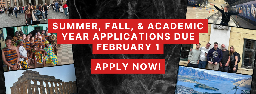 Summer, Fall, & Academic Year applications are due February 1 - Apply now!